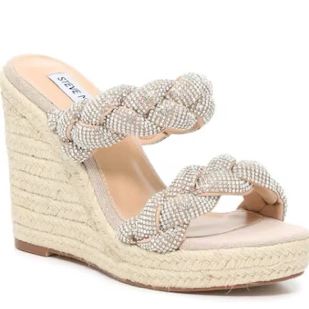 Steve Madden Sparkle Uzo Espadrille Wedge